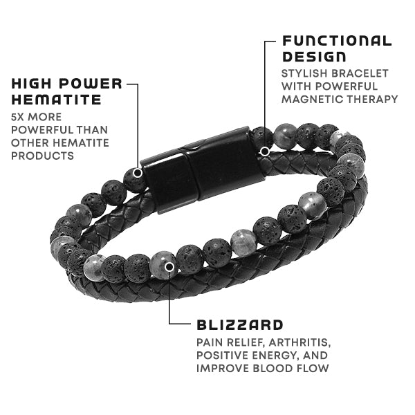 (Zeitlich begrenzter Rabatt 🔥 Letzter Tag)Natürlicher Achat Stein Leder Perlenarmband